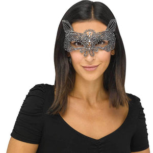 Cat Gothic Lace Mask