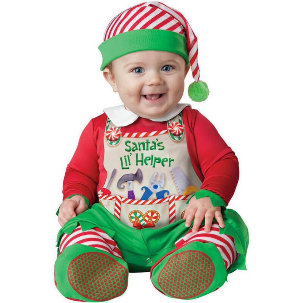 Baby Santa&#39;s Little Helper Elf Infant Costume