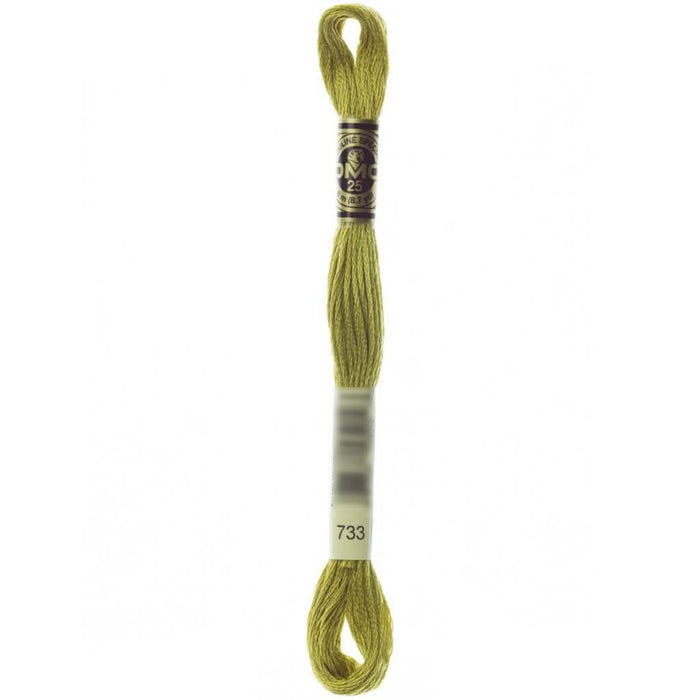 Dmc Floss Medium Olive Green Green 