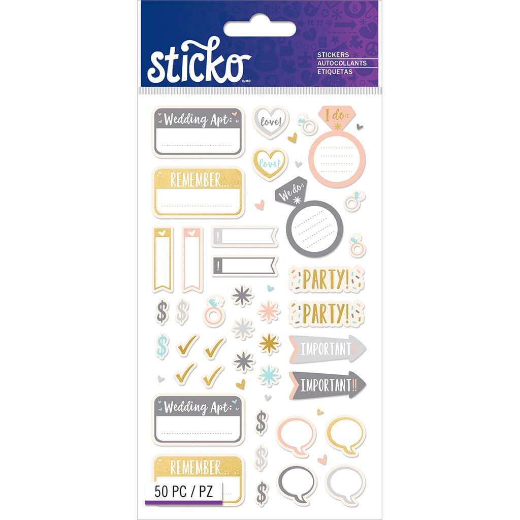 Sticko Stickers Classic Wedding Planner