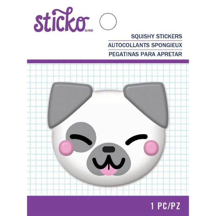 Sticko Squishy Dog Stickers