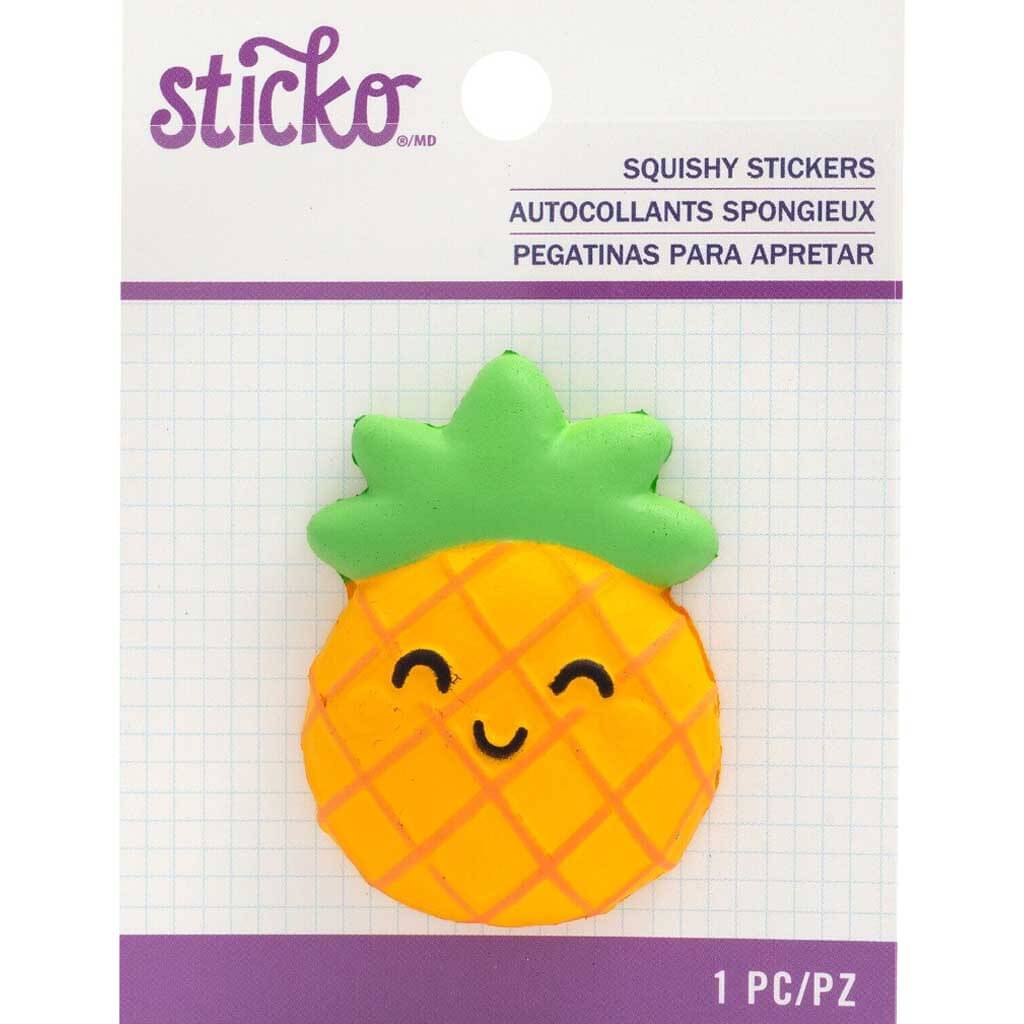 Pineapple Squishy Sticker