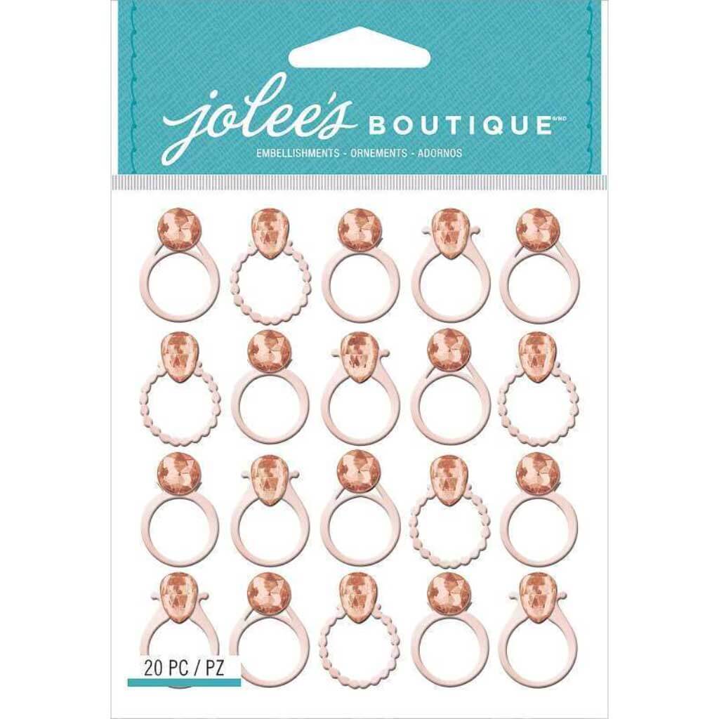 Rose Gold Ring Repeats Embellishment