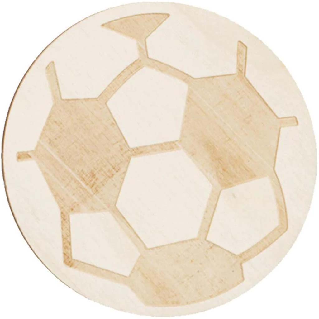 Unfinished Wood Soccer: 4.25 Inches