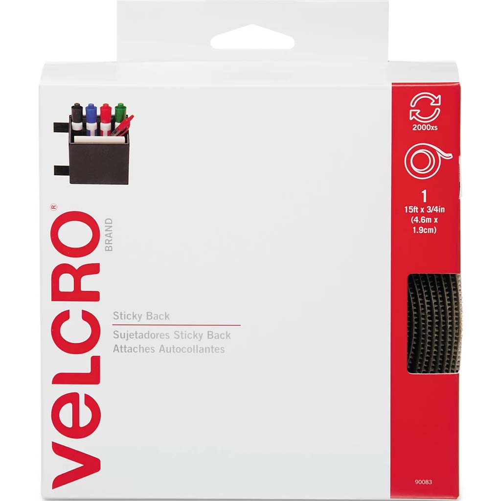 Velcro Sticky Back Tape .75in x 15ft Beige