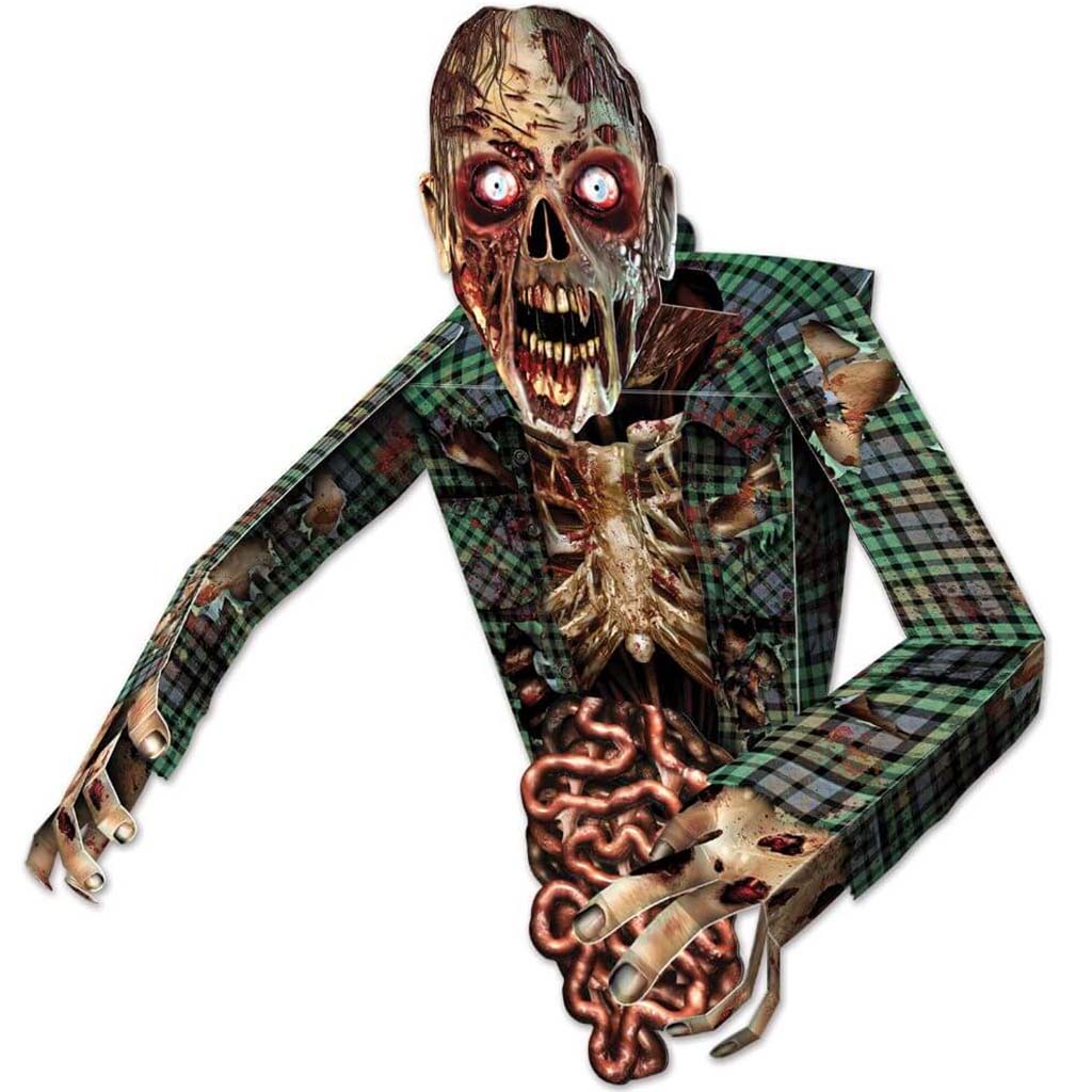 Wall Decoration 3-D Zombie 34in
