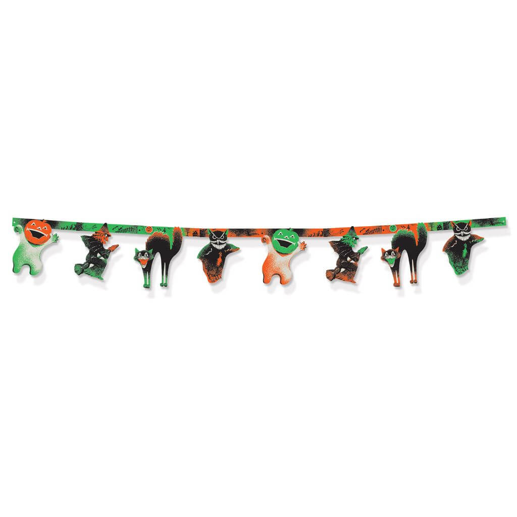 Streamer Vintage Halloween 10in x 6ft 11in