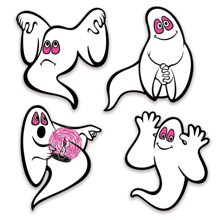 Peel 'N Place Vintage Halloween Ghosts  12in x 17in