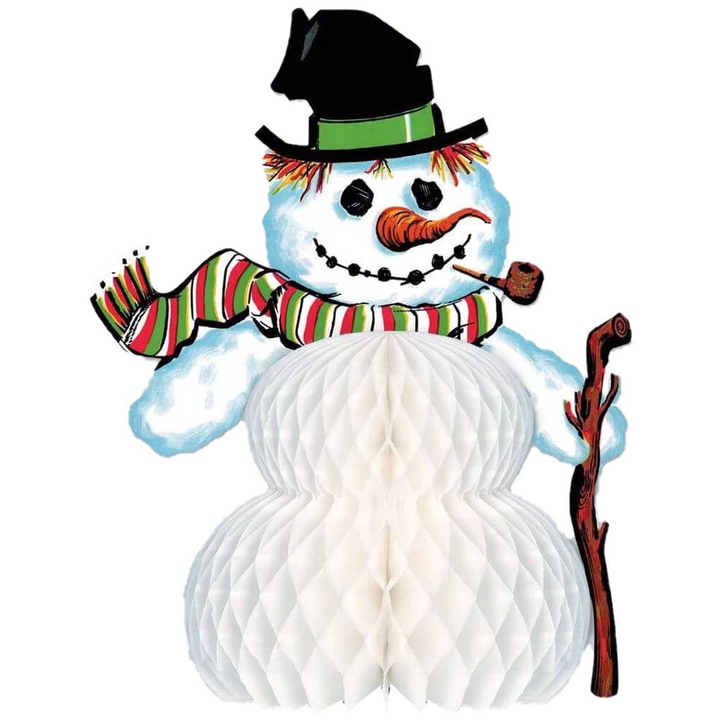 Centerpiece Snowman 11in