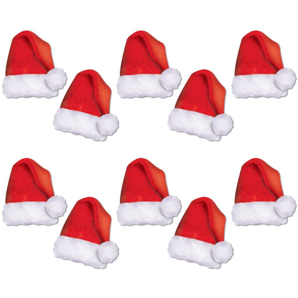 Mini Santa Hat Cut-Outs