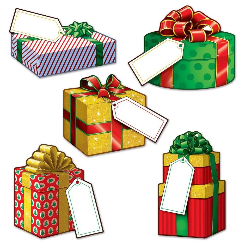 Mini Christmas Gift Cut-Outs