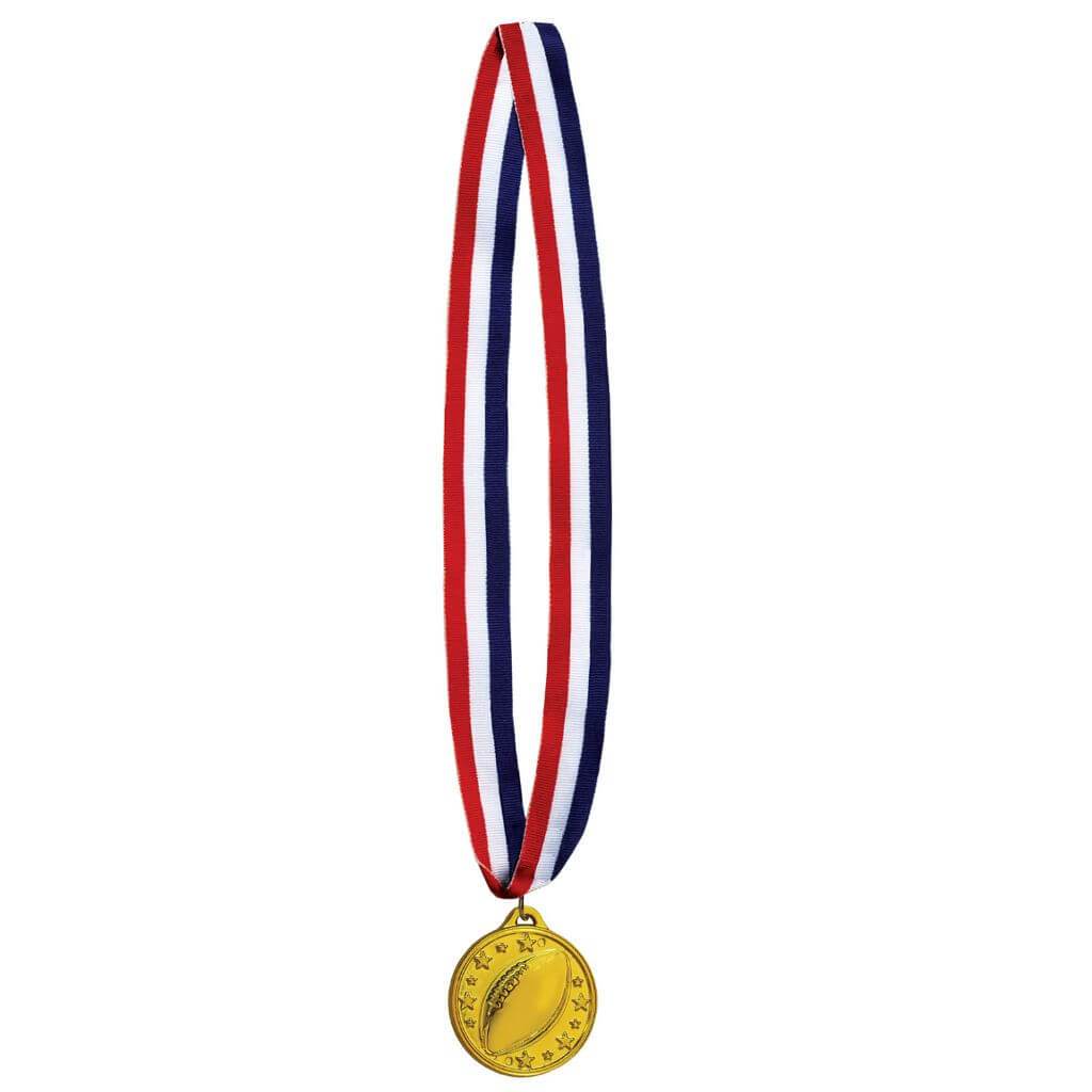 Football Medal with Ribbon 30in