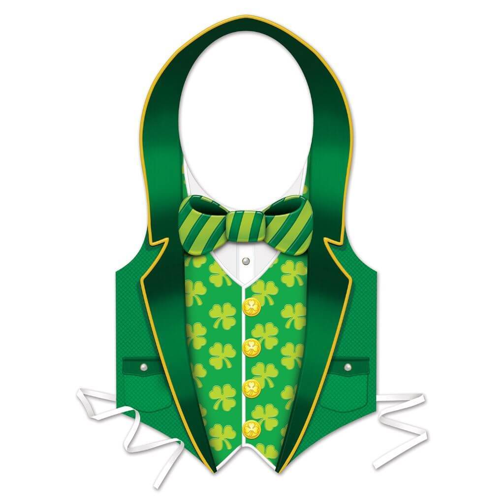 Plastic St Patrick Vest