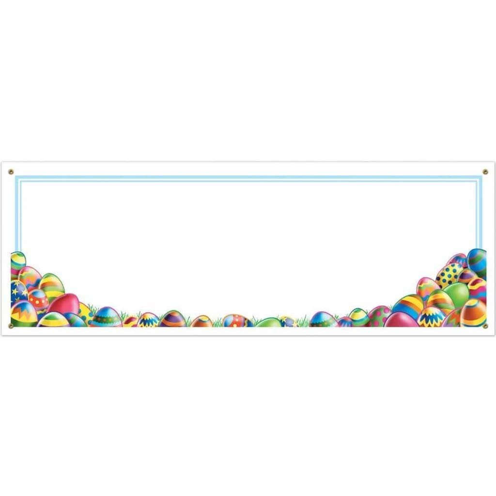 Banner Easter Egg Hunt Sign 5ft x 21in