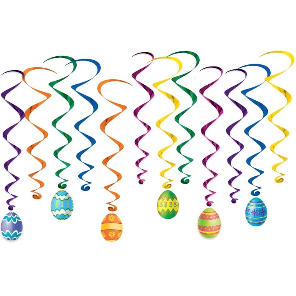 Whirls Easter Egg 17.5in x 33in