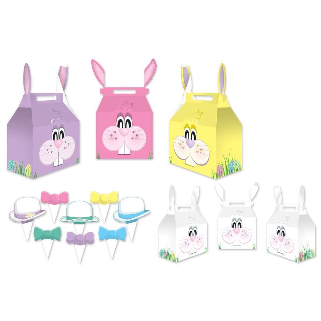 Bunny Favor Boxes 3in x 5.25in