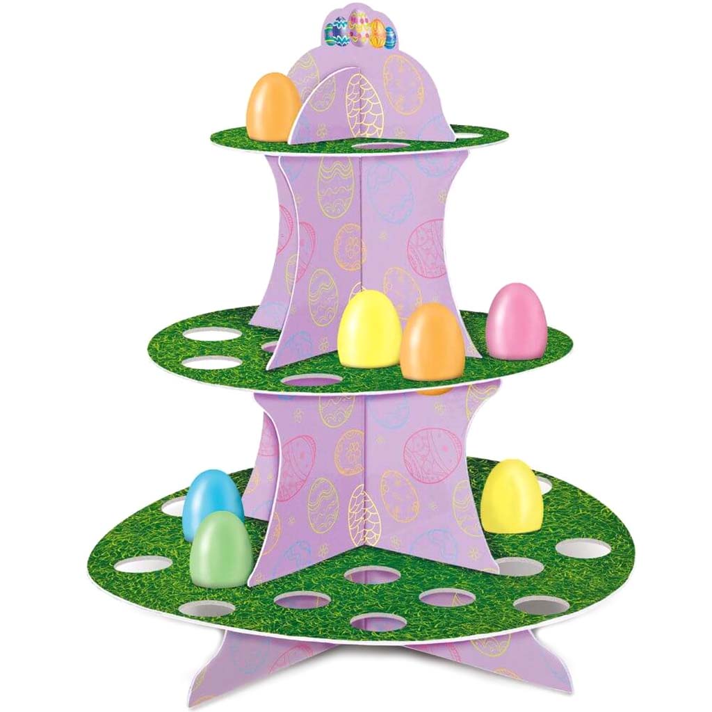 Easter Egg Cupcake Stand 13.5in