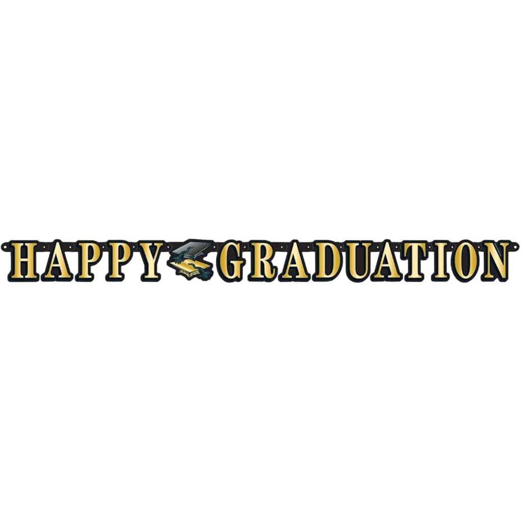 Streamer Happy Graduation 5in x 5ft