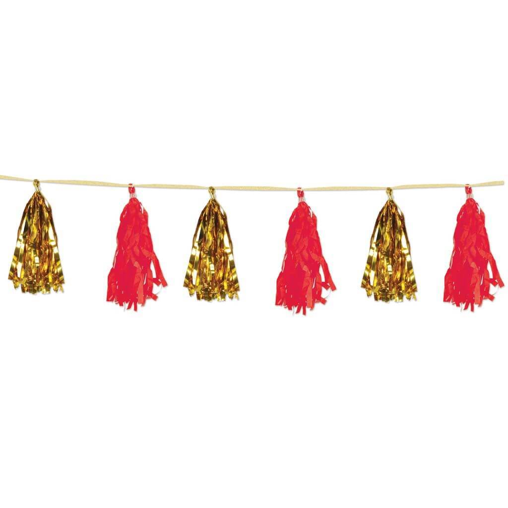 Metallic Garland Tissue Tassel 9.75in x 8ft