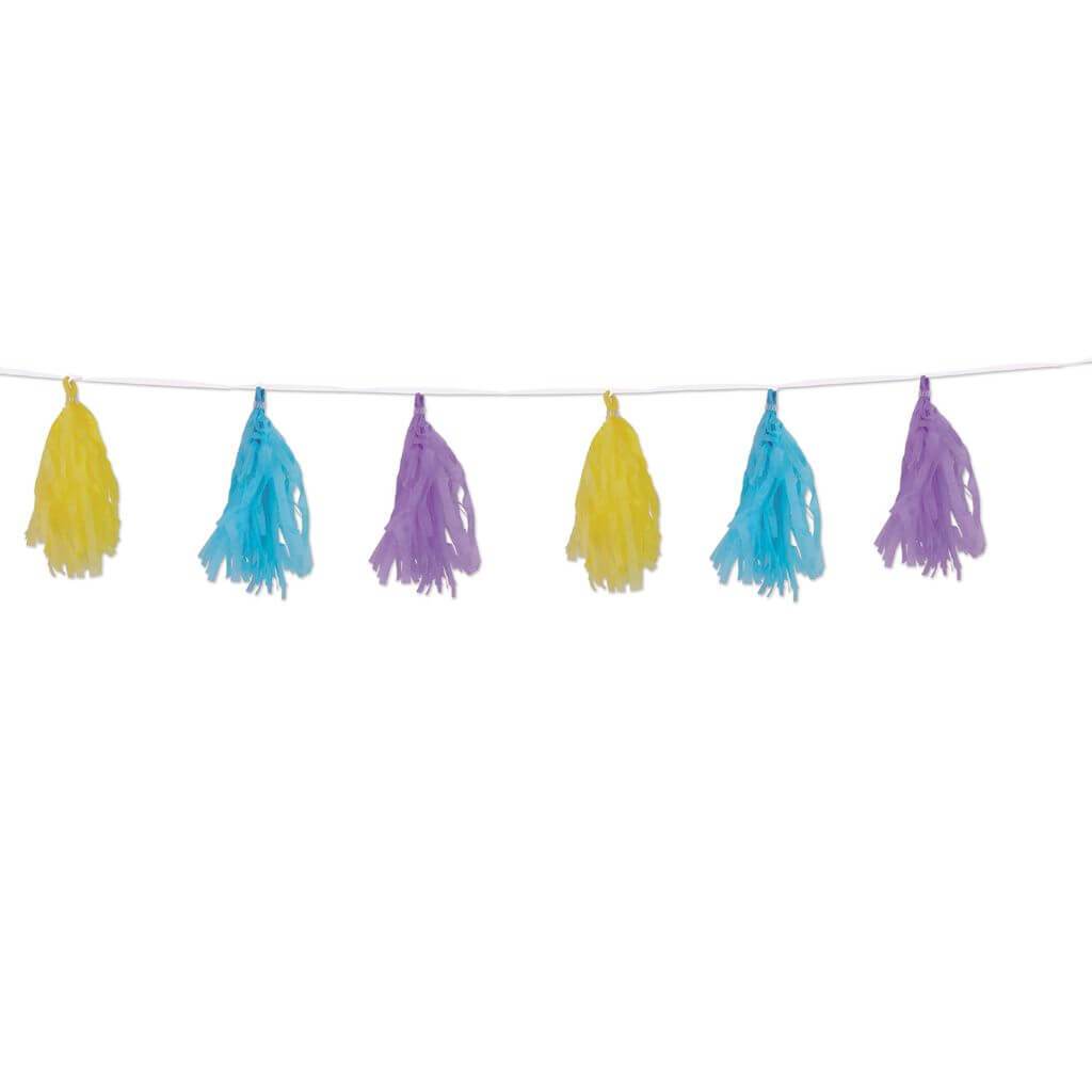 Garland Tissue Tassel 9.75in x 8ft