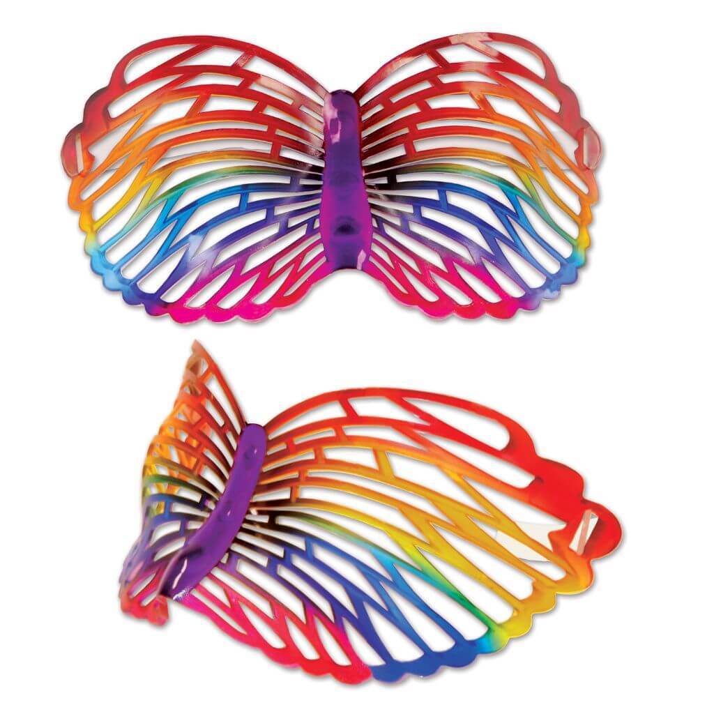 Glasses Rainbow Butterfly