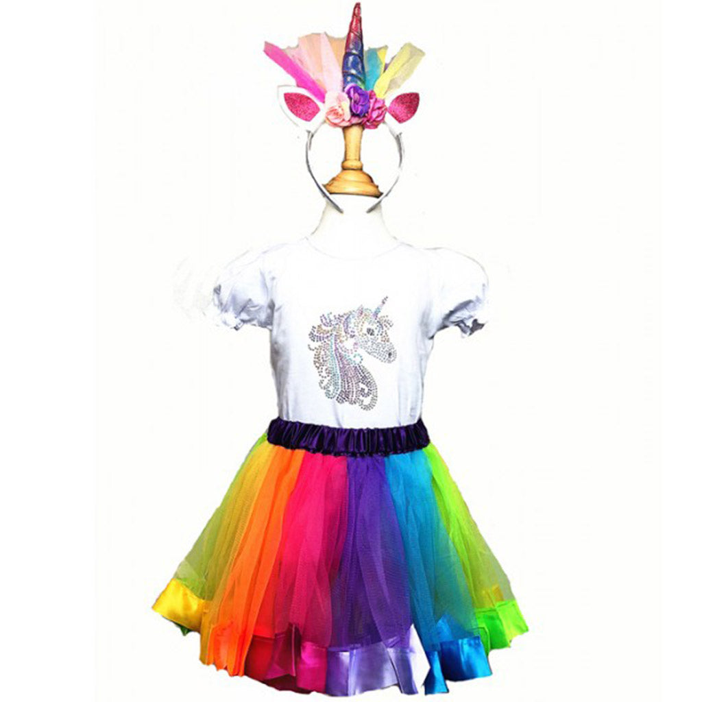 Rainbow Unicorn Dress Up Set