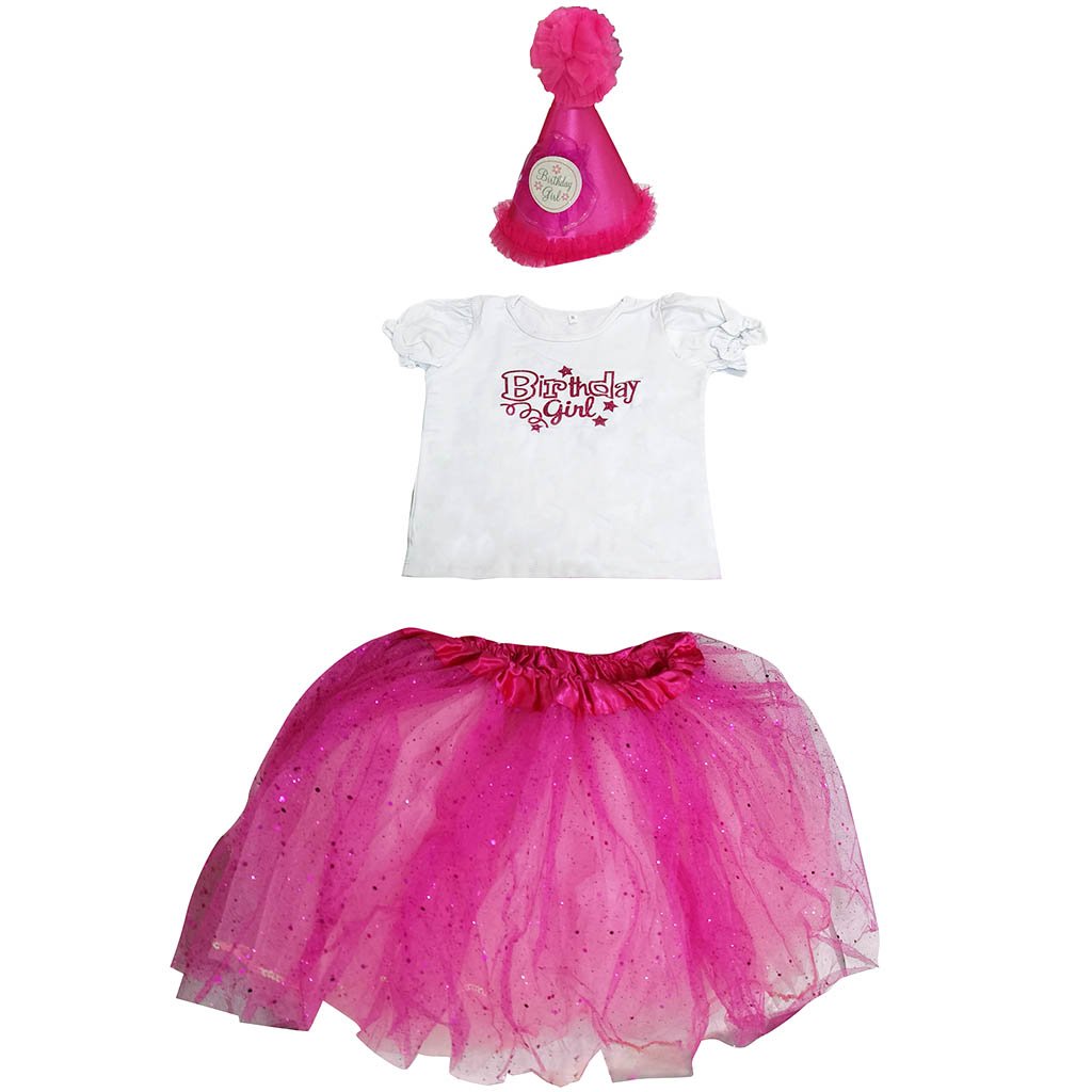 Girl Set Birthday Pink