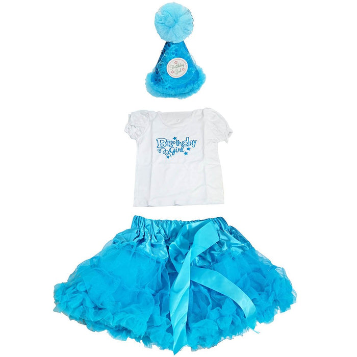 Birthday Girl Set Blue Medium