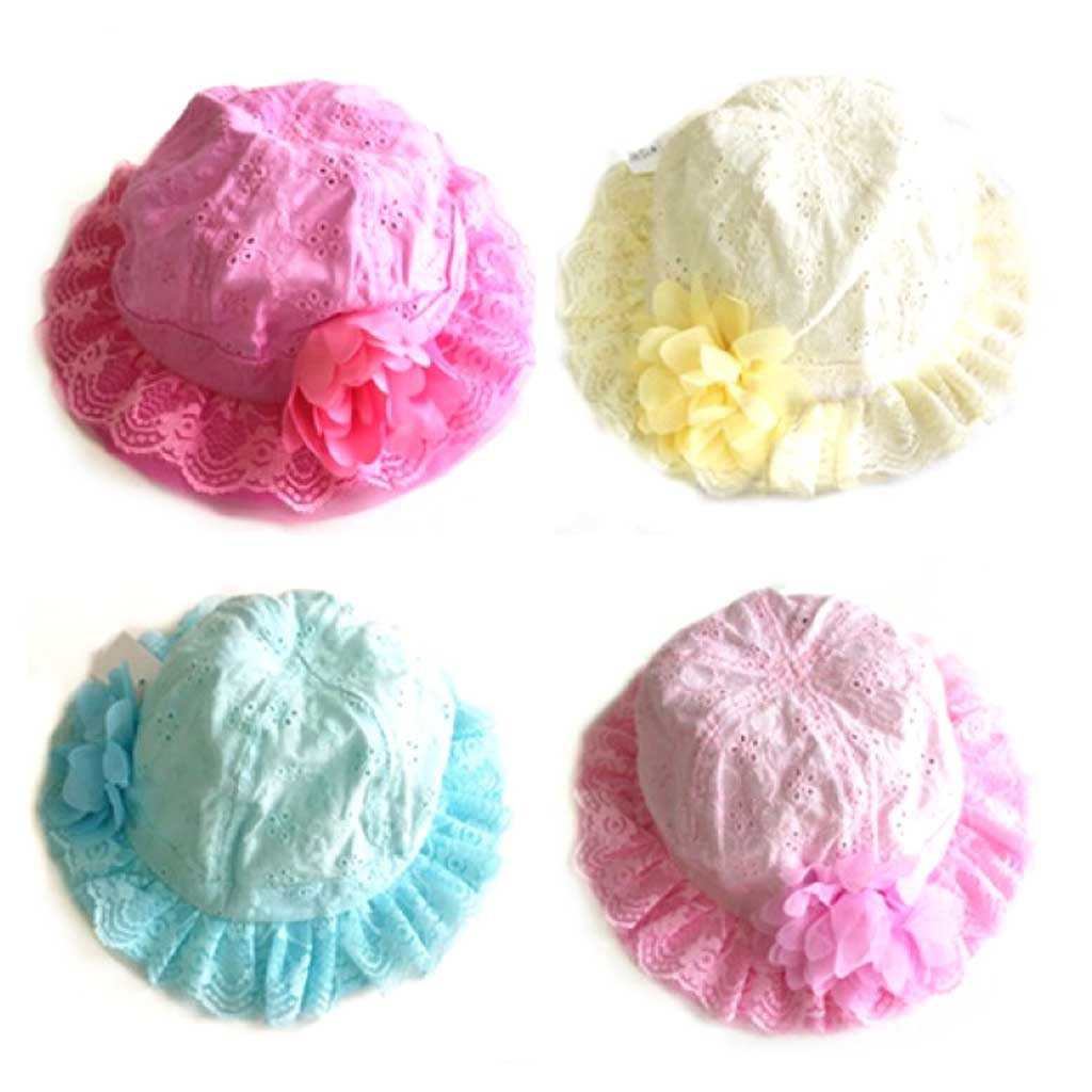 Baby Lace Cotton Bonnet