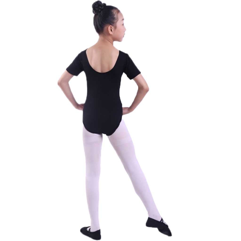 Black Short Sleeve Leotard