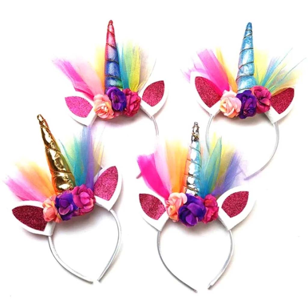 Madi Gra Tulle Unicorn Headband