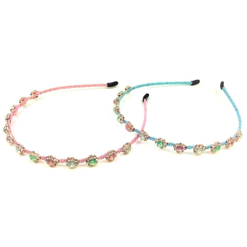 Color Stone Crystal Headband