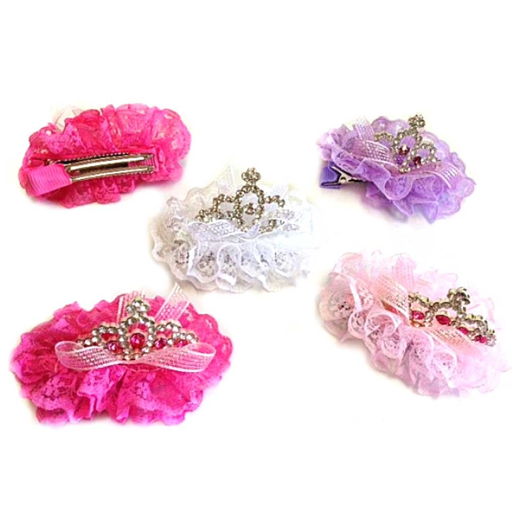 Crystal Tiara Clip