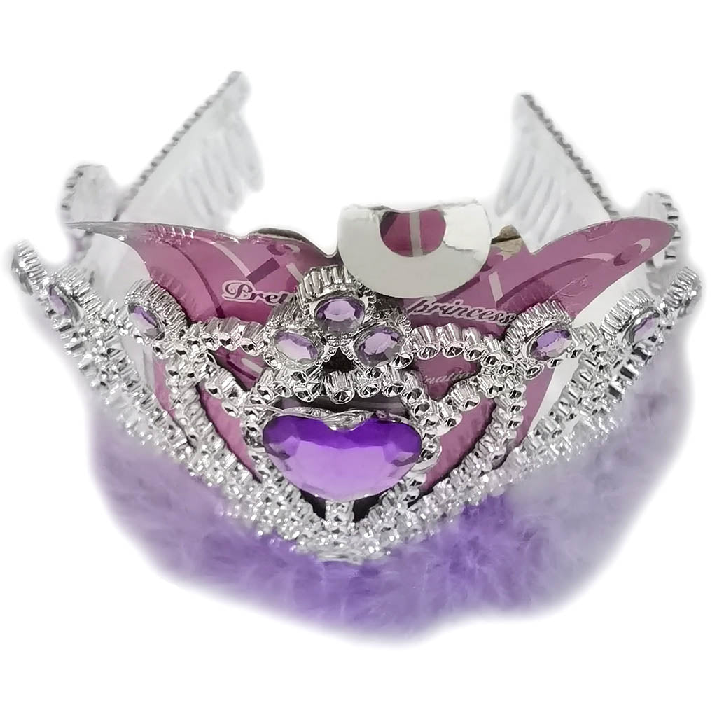 Marabou Tiara, Fuchsia