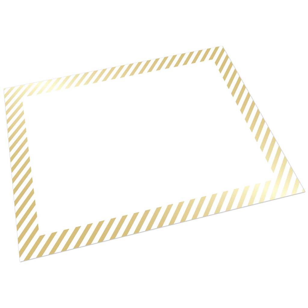 Gold Stripe &amp; Silver Stripe Poster Board 22in x 28in