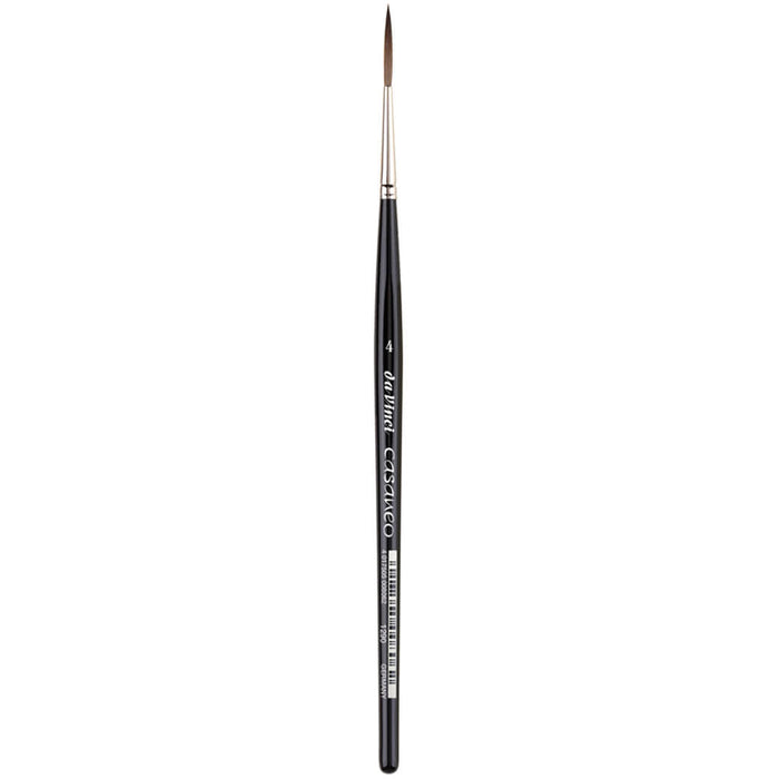 Casaneo Synthetic Squirrel Watercolor Brush Rigger Size 4