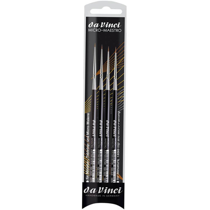 Da Vinci Set Pennelli Micro Maestro Set of 4