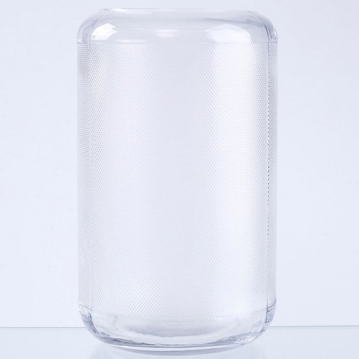 Clear Glass Vase H:9.5in D:5.5in