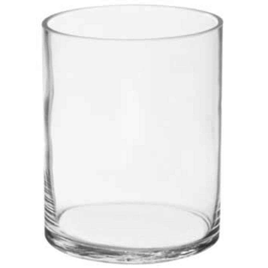 Clear Glass Vase H:4in D:3in