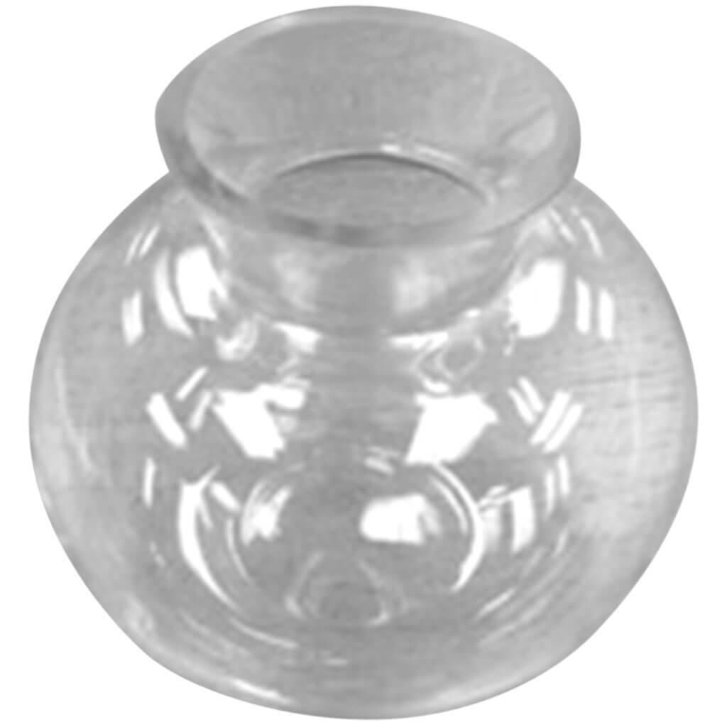 Clear Glass Vase H:5.5in D:6.5in