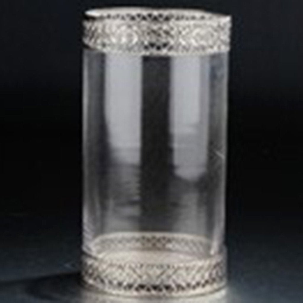 Clear Glass Vase H:11inD:6in