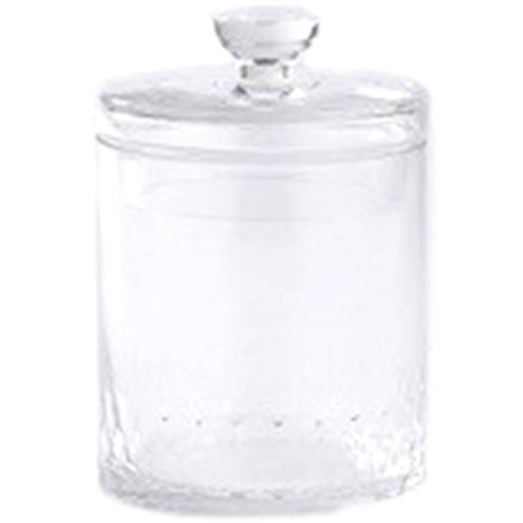 Clear Jar with Lid H:5.5in D:3.5in