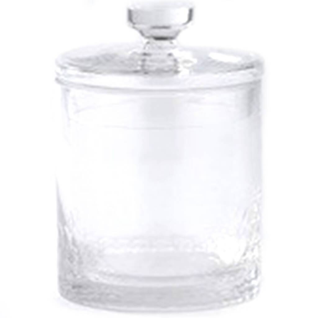 Clear Jar with Lid H:6.5in D:4.5in