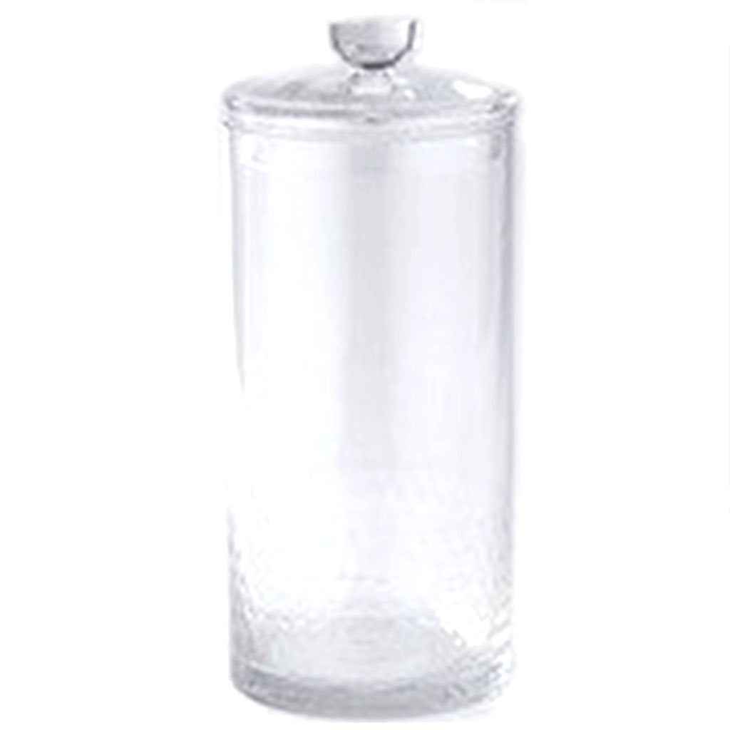 Clear Jar with Lid H:12in D:5in