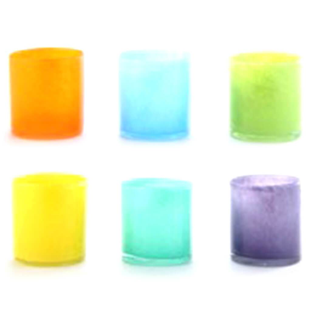 Candleholder Assorted Color H:5in D:4.5in