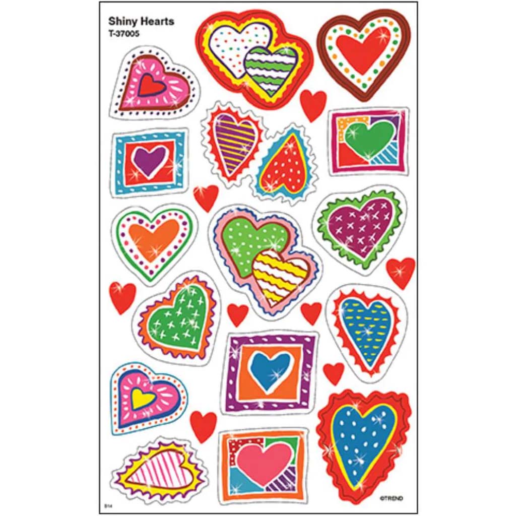 Shiny Hearts Stickers 