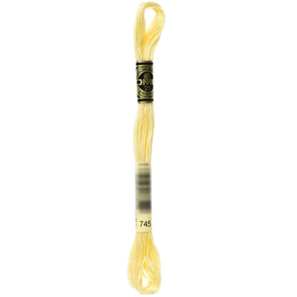 Dmc Floss Light Pale Yellow 