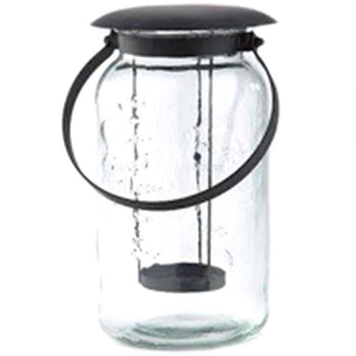 Clear Candleholder H:12in D:6.5in