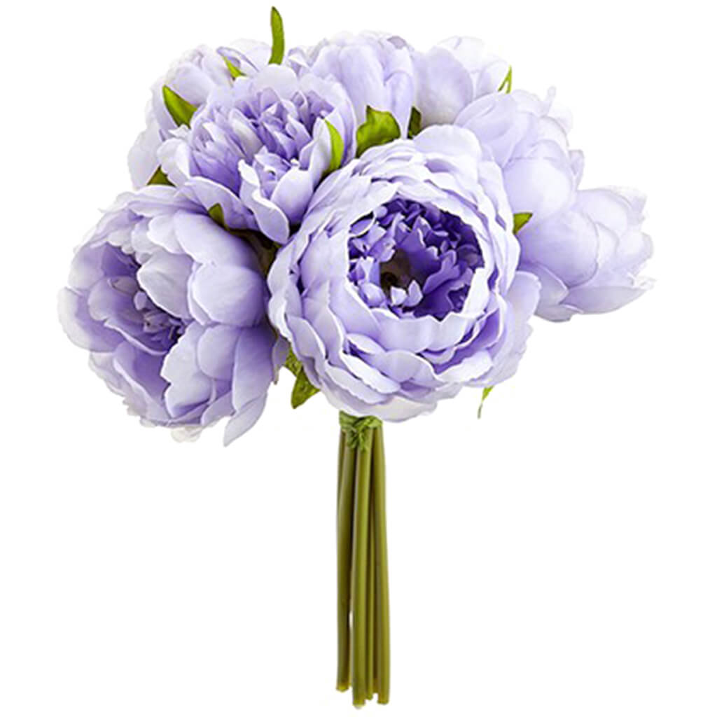 Peony Bundle x8 Lavender 9.5in