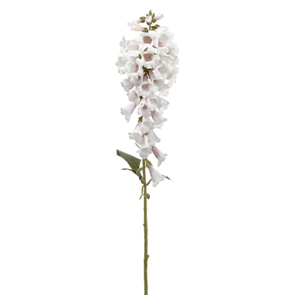 Foxglove Spray 29in White Pink